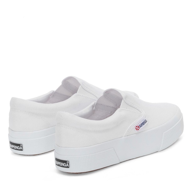 CA Superga 2740 Platform Slip On White
