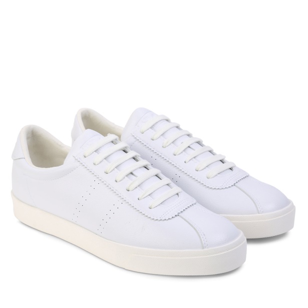 CA Superga 2843 Club S Vegan Leather White-White Avorio