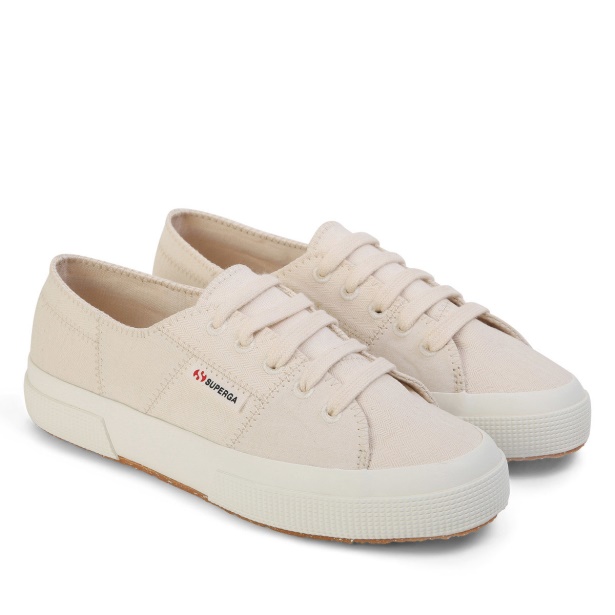 2750 Organic Patchwork Beige Raw CA Superga