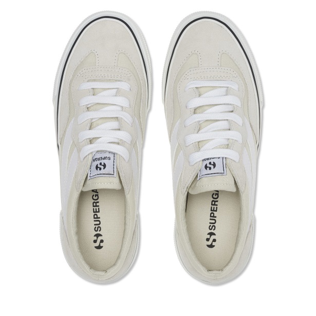 CA Superga 3041 Revolley Colourblock Platform White Milk-White