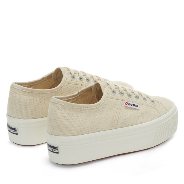 CA Superga 2790 Linea Up Down Beige Lt Eggshell-F Avorio