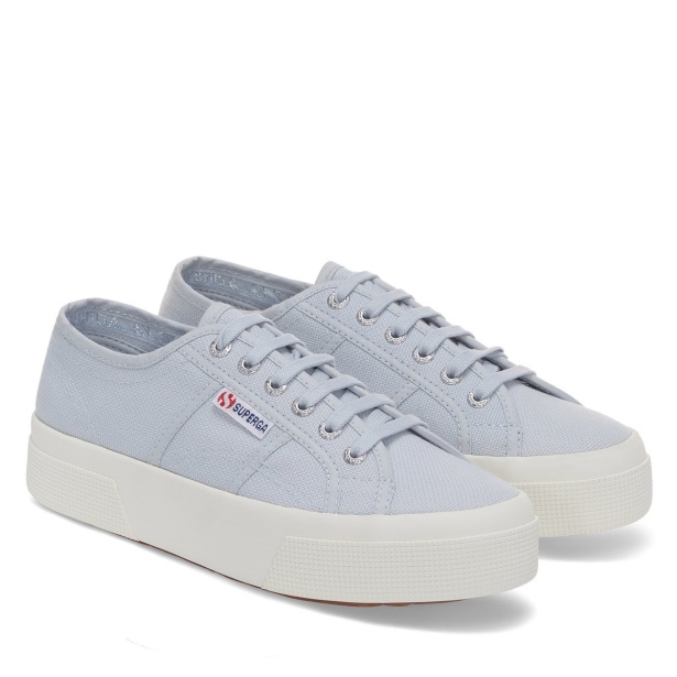 CA Superga 2740 Platform Grey Lilla-F Avorio