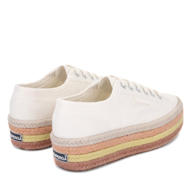 CA Superga 2790 Multicolour Rope White Avorio-Bgesso-Oapricot-B