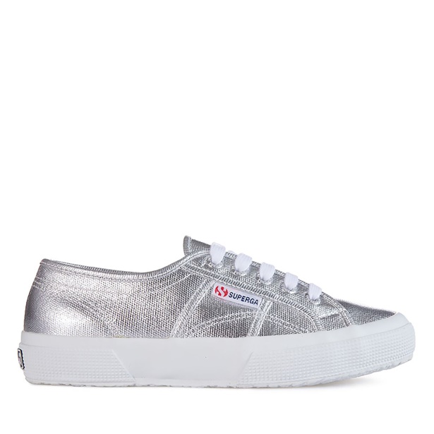 CA Superga 2750 Metallic Canvas Grey Silver