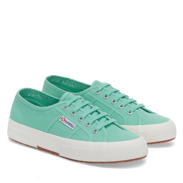 CA Superga 2750 Cotu Classic Green Water-F Avorio