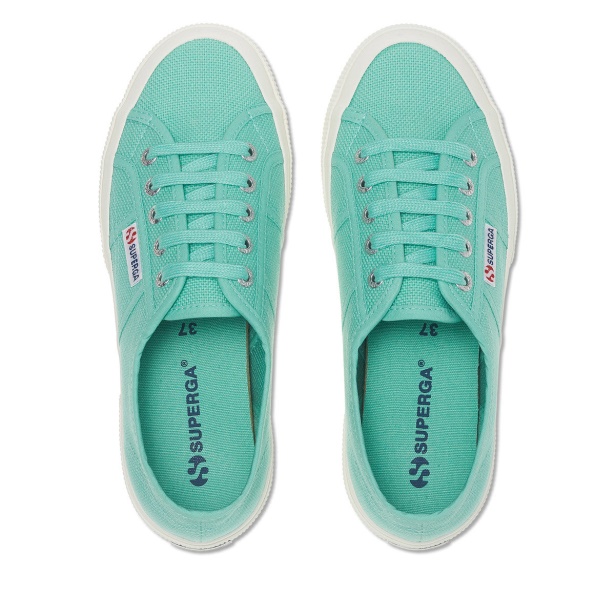 CA Superga 2750 Cotu Classic Green Water-F Avorio