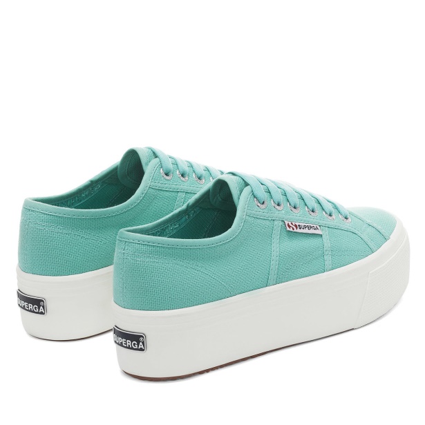 CA Superga 2790 Linea Up Down Green Water-F Avorio
