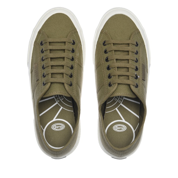 CA Superga 2706 Og Green Tortora-White Avorio