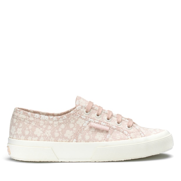 CA Superga 2750 Flower Print White Avorio-Pink Skin