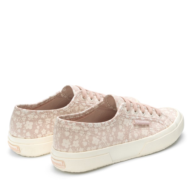 CA Superga 2750 Flower Print White Avorio-Pink Skin