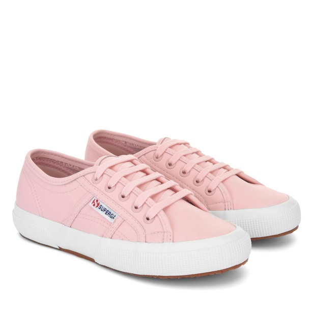 CA Superga 2750 Vegan Leather Pink-White Avorio