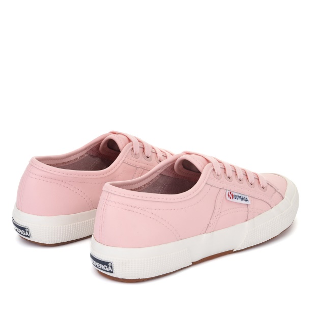 CA Superga 2750 Vegan Leather Pink-White Avorio
