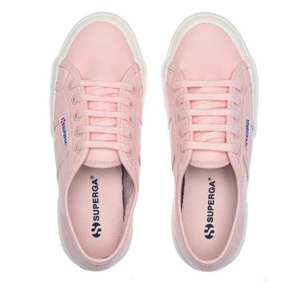 CA Superga 2750 Vegan Leather Pink-White Avorio