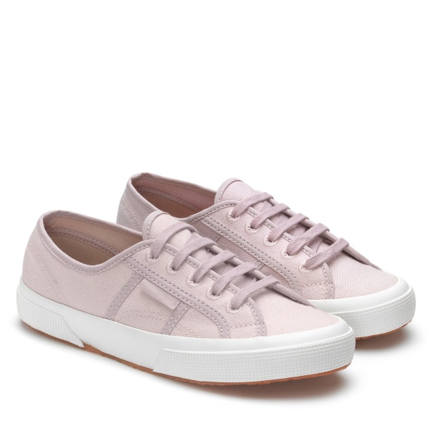 2750 Organic Canvas Natural Dye Pink Magenta Leaves CA Superga