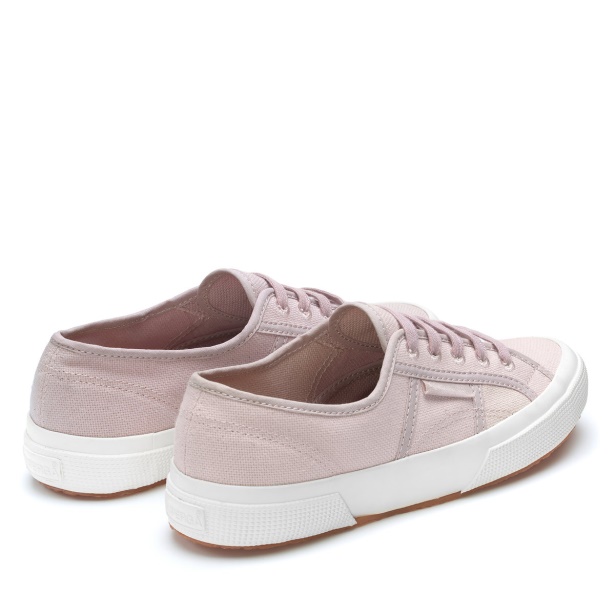 2750 Organic Canvas Natural Dye Pink Magenta Leaves CA Superga