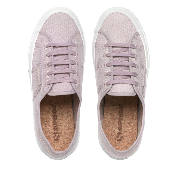 2750 Organic Canvas Natural Dye Pink Magenta Leaves CA Superga