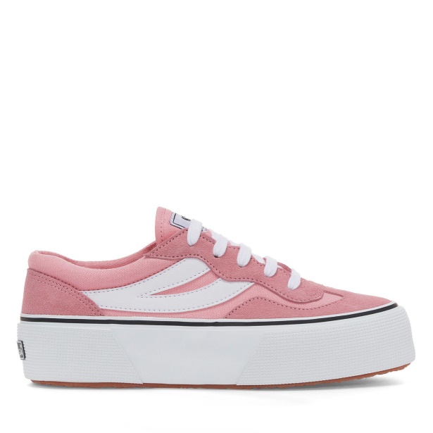 CA Superga 3041 Revolley Colourblock Platform Pink -White