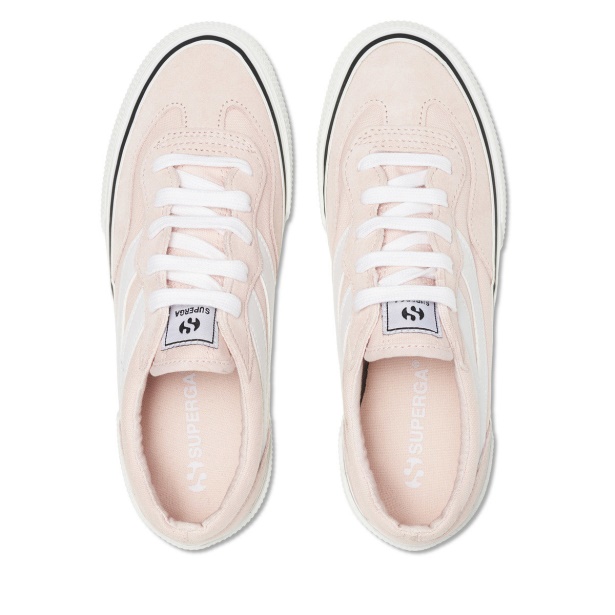 CA Superga 3041 Revolley Colourblock Platform Pink Ish-White