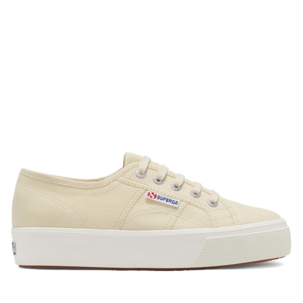 CA Superga 2730 Mid Platform Beige Lt Eggshell-F Avorio