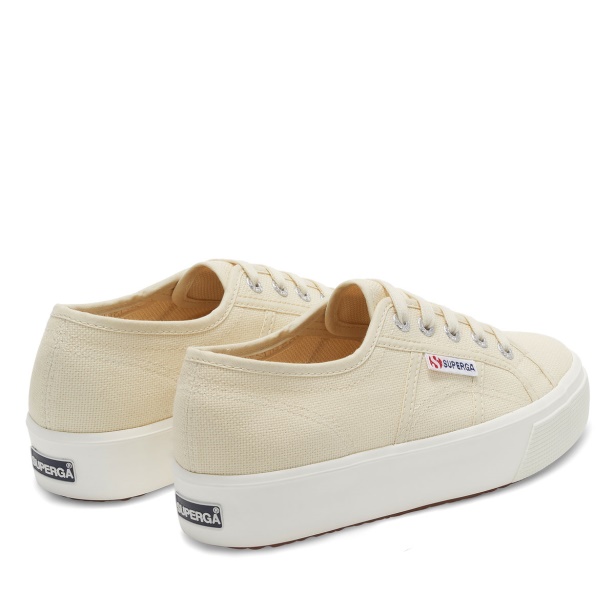 CA Superga 2730 Mid Platform Beige Lt Eggshell-F Avorio