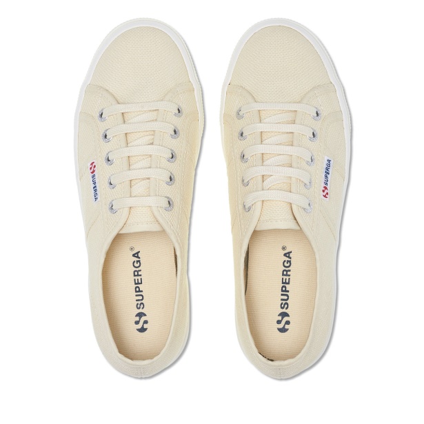 CA Superga 2730 Mid Platform Beige Lt Eggshell-F Avorio