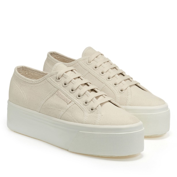 CA Superga 2790 Shiny Gum Beige Raw Total-Shiny Avorio