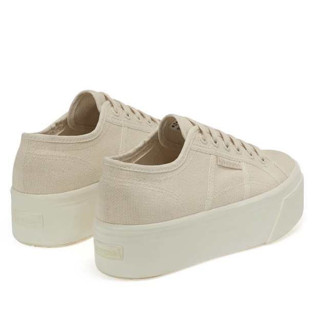 CA Superga 2790 Shiny Gum Beige Raw Total-Shiny Avorio