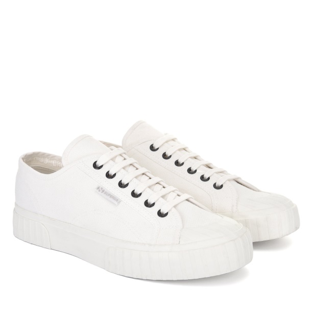 CA Superga 2630 Cotu White Avorio-Grey Colomba