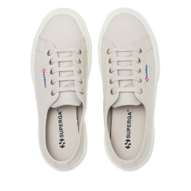 CA Superga 2750 Nappa Lea Pink Almond-F Avorio