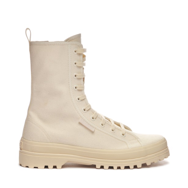 CA Superga 2641 Alpina High Beige Raw-F Avorio