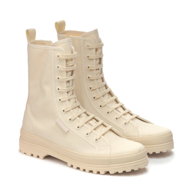 CA Superga 2641 Alpina High Beige Raw-F Avorio