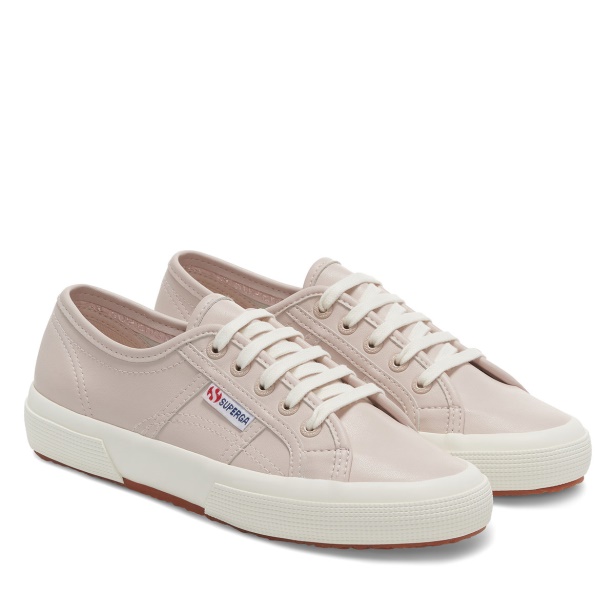 CA Superga 2750 Vegan Leather Pink Almond-F Avorio