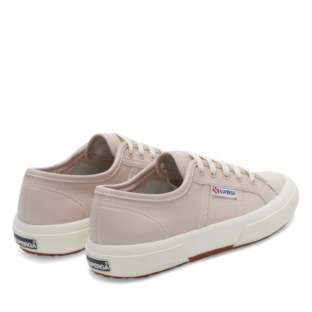 CA Superga 2750 Vegan Leather Pink Almond-F Avorio