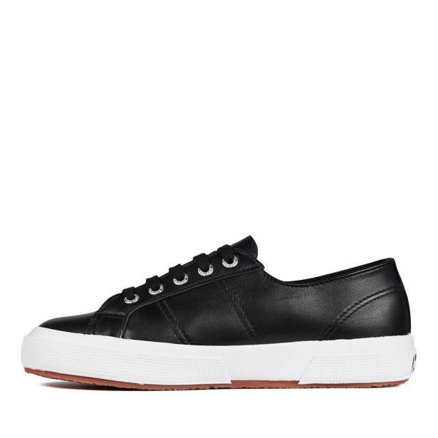 CA Superga 2750 Nappa Lea Black-White