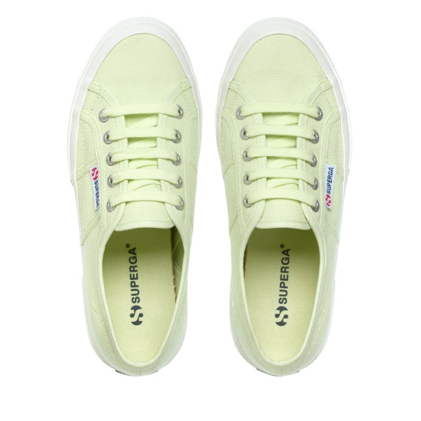 CA Superga 2750 Cotu Classic Green Primrose-F Avorio