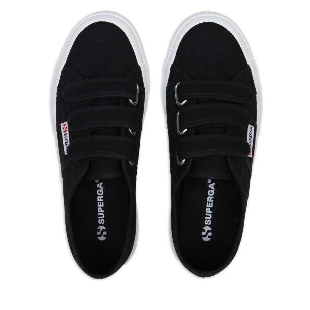 CA Superga 2750 Cotstrap Black-F White