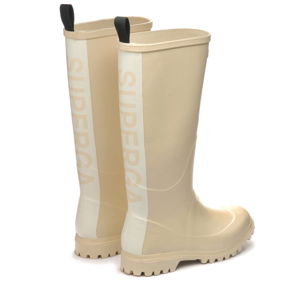 CA Superga 799 Rubber Boots Lettering Beige Lt-Beige Lt