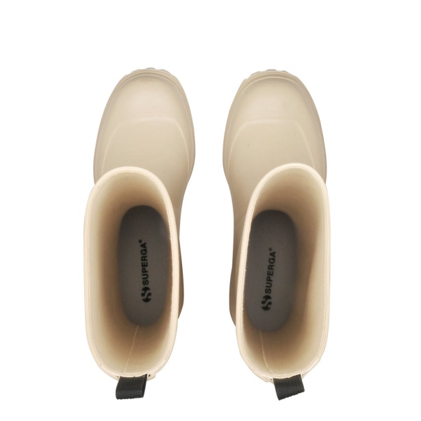 CA Superga 799 Rubber Boots Lettering Beige Lt-Beige Lt