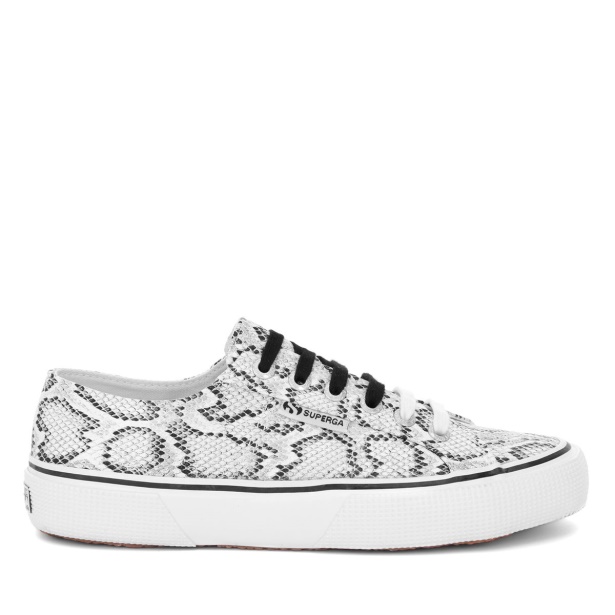 CA Superga 2490 Bold Snake White Black Snake