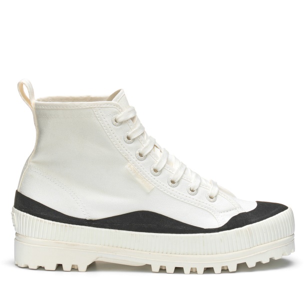 CA Superga 2469 Alpina Wave Tape White Avorio-Black