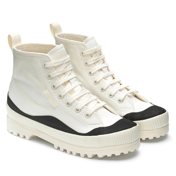 CA Superga 2469 Alpina Wave Tape White Avorio-Black