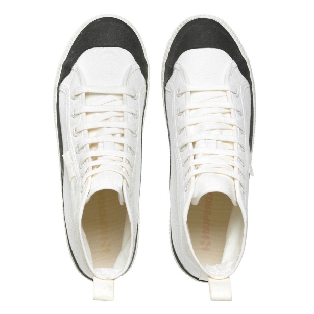 CA Superga 2469 Alpina Wave Tape White Avorio-Black