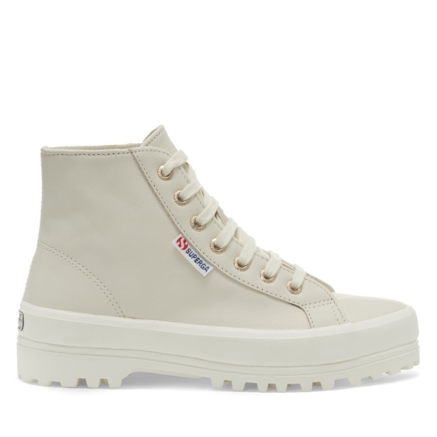 CA Superga 2341 Alpina Nappa Beige Lt Eggshell-F Avorio