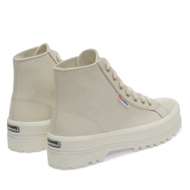 CA Superga 2341 Alpina Nappa Beige Lt Eggshell-F Avorio