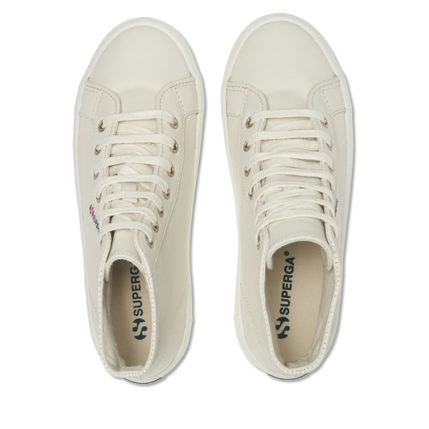 CA Superga 2341 Alpina Nappa Beige Lt Eggshell-F Avorio