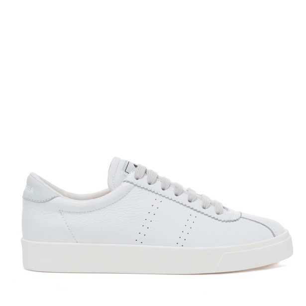 CA Superga 2843 Club S Comfort Leather White-Azure Lt