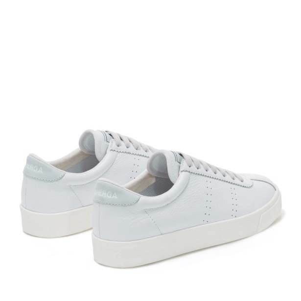 CA Superga 2843 Club S Comfort Leather White-Azure Lt