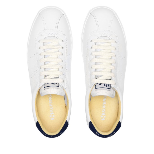 CA Superga 2843 CA Superga Sport Club S Blue Navy-Beige Gome