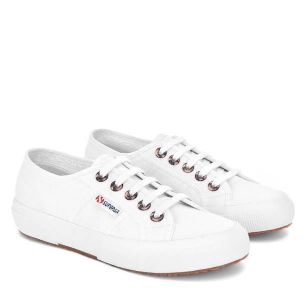 CA Superga 2750 Resin Eyelets White-Classic Tortoiseshell