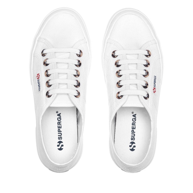 CA Superga 2750 Resin Eyelets White-Classic Tortoiseshell